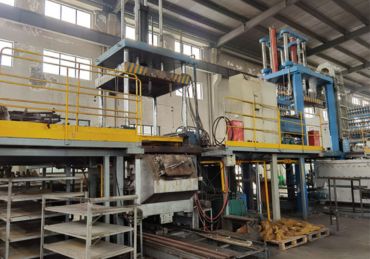 Aluminum low pressure die casting line