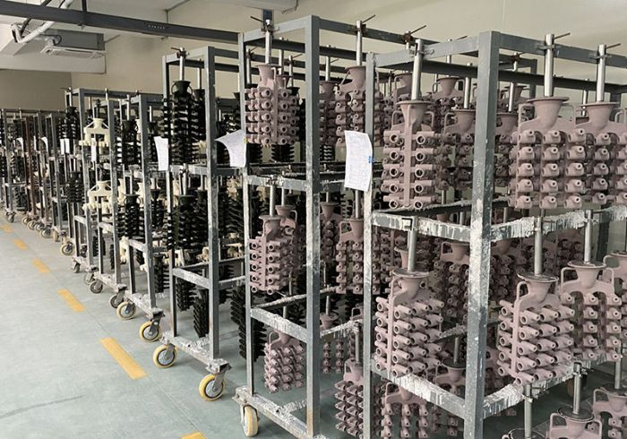 Investment casting production line