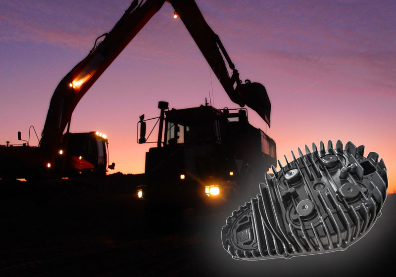 Construction Machinery Work Light Housing