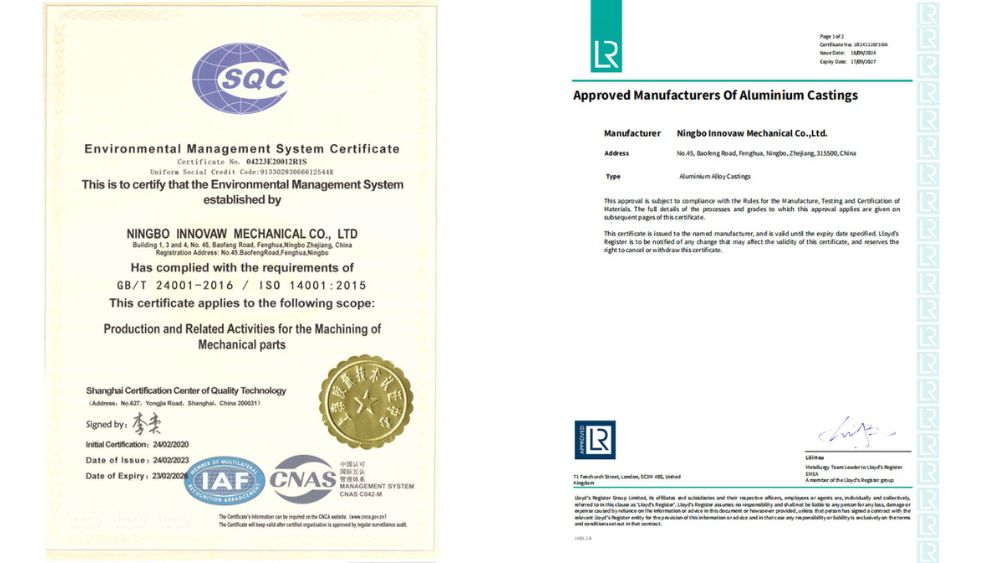 ISO 14001, ISO 45001, SA8000, ISO/IEC 27001